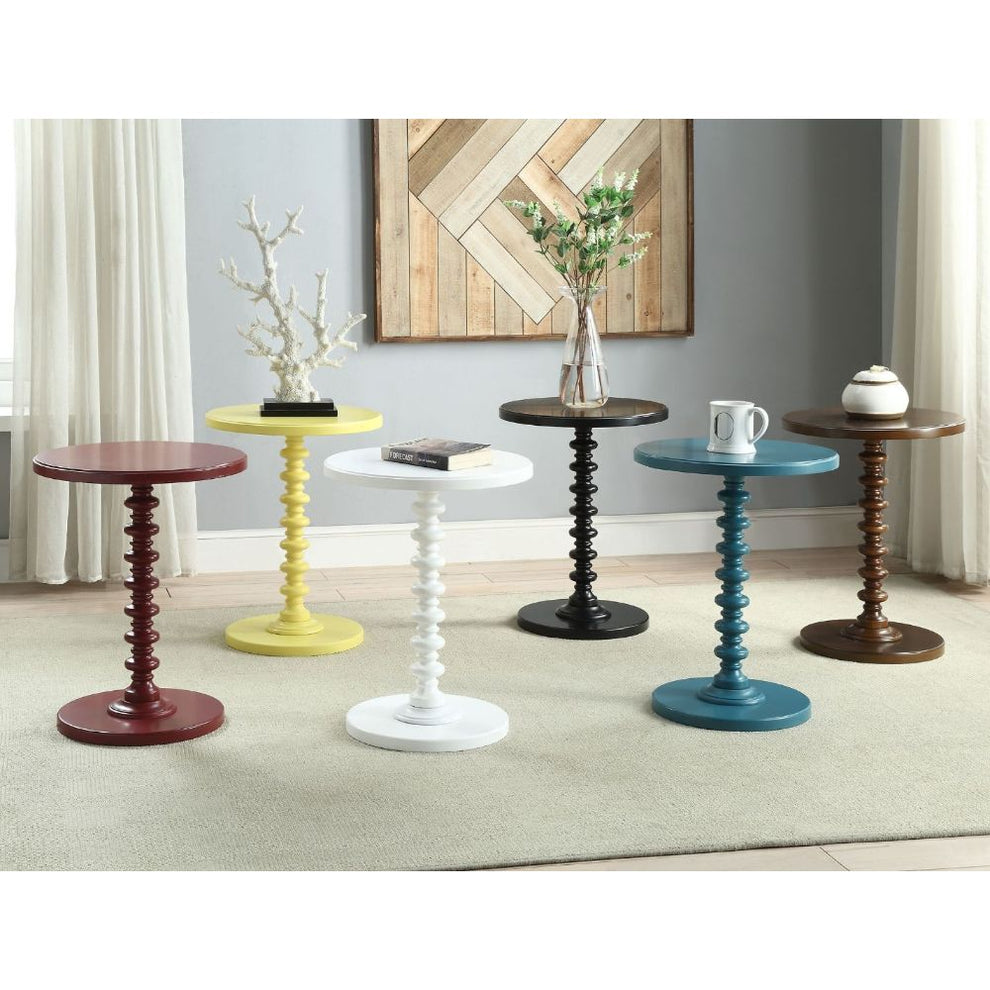 Black Solid Wooden Stylish Accent Side Table By Homeroots | Side Tables | Modishstore - 4