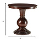 Espresso Wood Veneer Side Table By Homeroots | Side Tables | Modishstore - 2