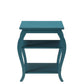 Pop of Color Bow Leg Square End or Side Table By Homeroots | Side Tables | Modishstore