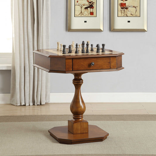 28" X 28" X 31" Cherry Mdf Game Table By Homeroots