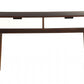 Mahogony and White Double Drawer Console Table By Homeroots | Console Tables | Modishstore - 2