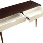 Mahogony and White Double Drawer Console Table By Homeroots | Console Tables | Modishstore - 4