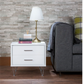 2 Walnut Wooden Drawer Nightstand By Homeroots | Nightstands | Modishstore - 8