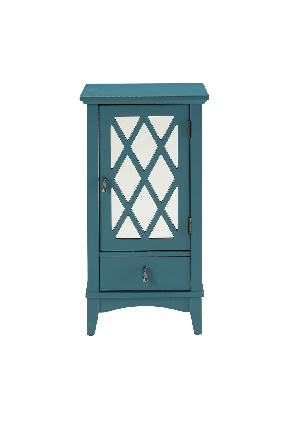 Pop Of Color Teal Accent Cabinet By Homeroots | Cabinets | Modishstore - 2