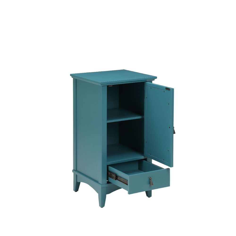 Pop Of Color Teal Accent Cabinet By Homeroots | Cabinets | Modishstore - 3