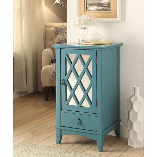 Pop Of Color Teal Accent Cabinet By Homeroots | Cabinets | Modishstore - 6