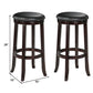 2Pc Espresso Swivel Bar Chair By Homeroots | Bar Stools | Modishstore - 3