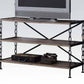 Rustic Oak And Antique Black Tv Stand By Homeroots | TV Stands | Modishstore - 4