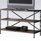Rustic Oak And Antique Black Tv Stand By Homeroots | TV Stands | Modishstore - 2
