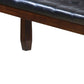 Black And Cherry Elegant Bench By Homeroots | Benches | Modishstore - 5