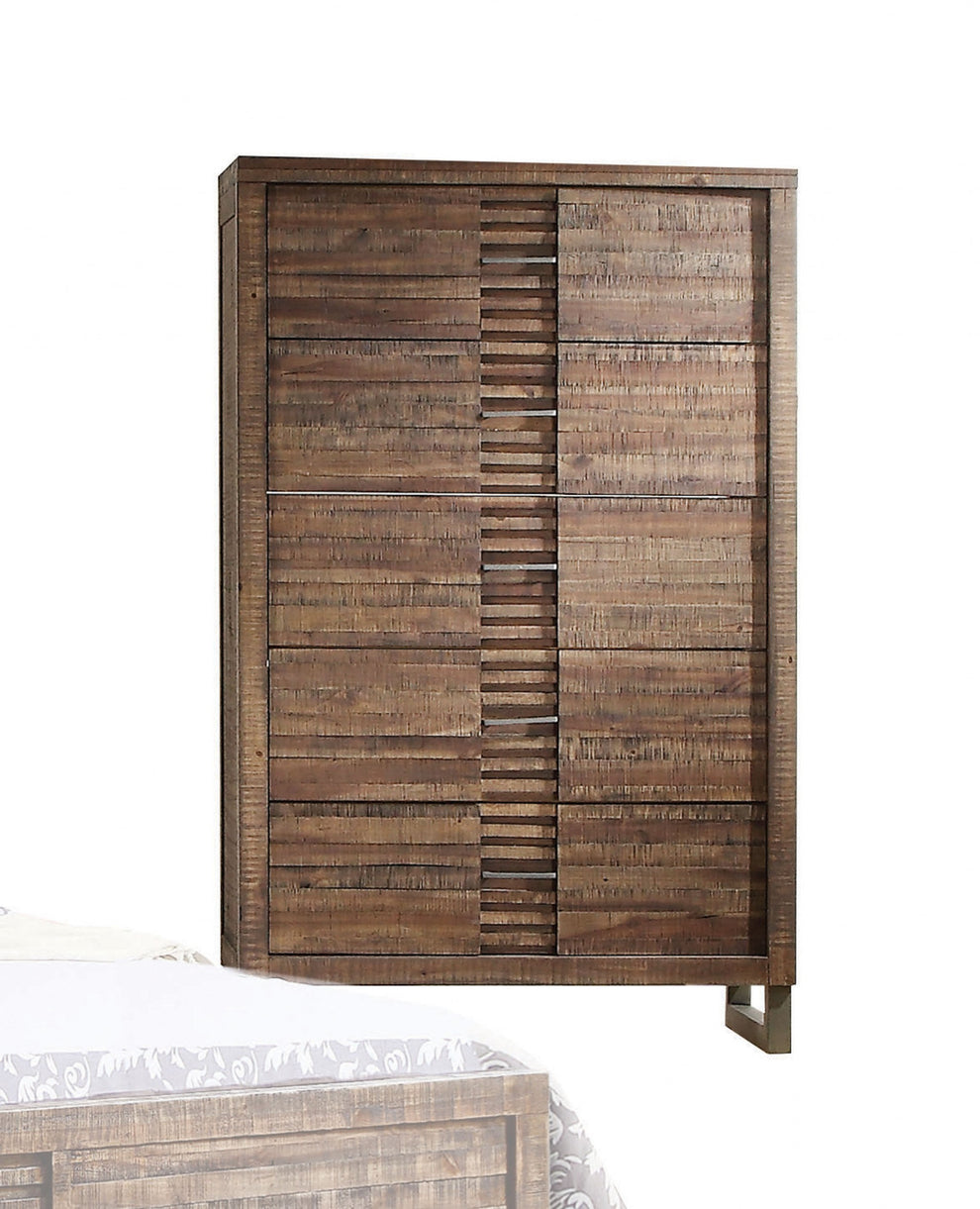 Reclaimed Oak Wood Chest By Homeroots - 286551 | Drawers | Modishstore - 4