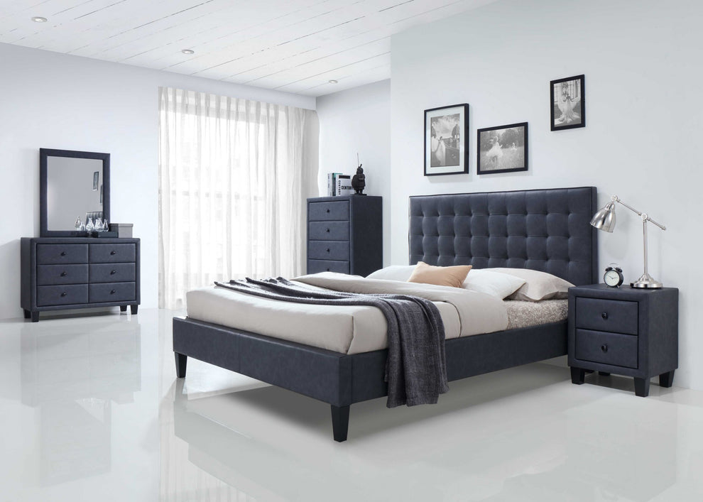 Tone Gray Contemporary Chest By Homeroots | Drawers | Modishstore - 3