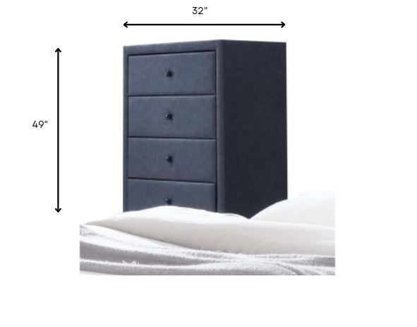 Tone Gray Contemporary Chest By Homeroots | Drawers | Modishstore - 4