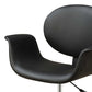 Black Pu Office Chair By Homeroots | Office Chairs | Modishstore - 3