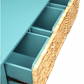 Pop of Color Teal Storage Bench By Homeroots | Benches | Modishstore - 2