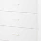 White Particle Board Chest By Homeroots | Drawers | Modishstore - 3