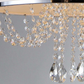 Hera Shaded Crystal-detailed 4-light Chandelier By Homeroots | Chandeliers | Modishstore - 2
