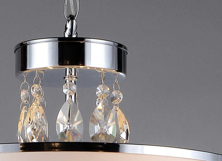 Hera Shaded Crystal-detailed 4-light Chandelier By Homeroots | Chandeliers | Modishstore - 3