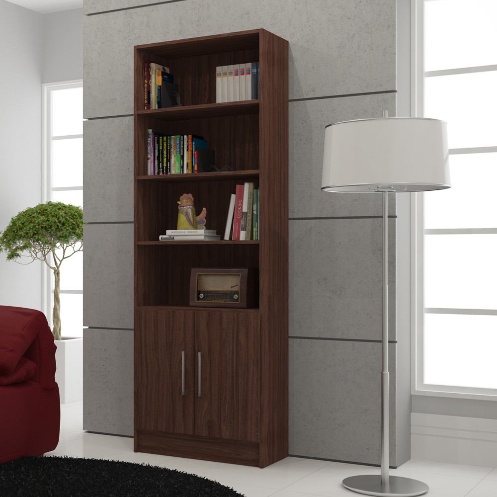 Accentuations by Manhattan Comfort Practical Catarina Cabinet with 6- Shelves | Shelves & Shelving Units | Modishstore