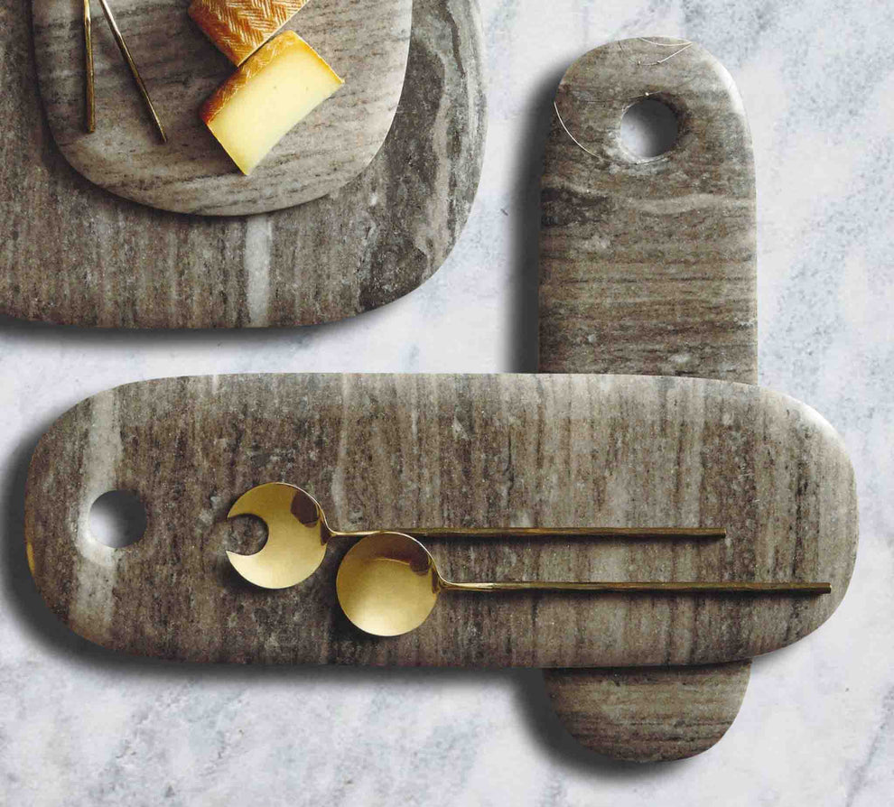 Curve Marble Serving Boards | Cutting & Serving Boards | Modishstore-2