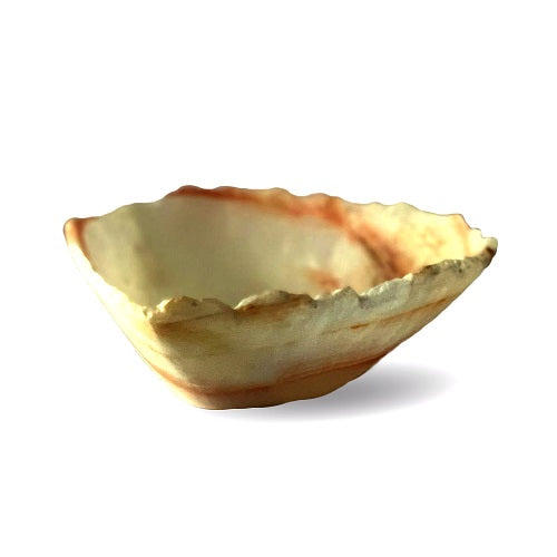 Raw Edge Natural Free Form Onyx Bowl - Small-2