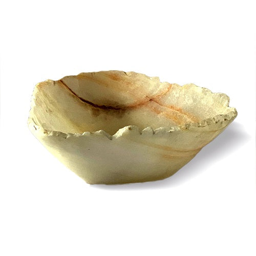 Raw Edge Natural Free Form Onyx Bowl - Small-2