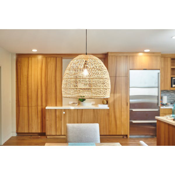 Rattan Dome  Hemp Lamp-4