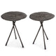 Lotus Table Large Set Of 2 Antique Brass By Regina Andrew | Side Tables | Modishstore - 7
