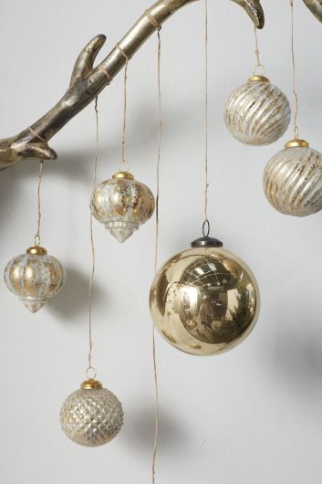 Presence Ornament Set Of 12 By Accent Decor | Ornaments | Modishstore - 1