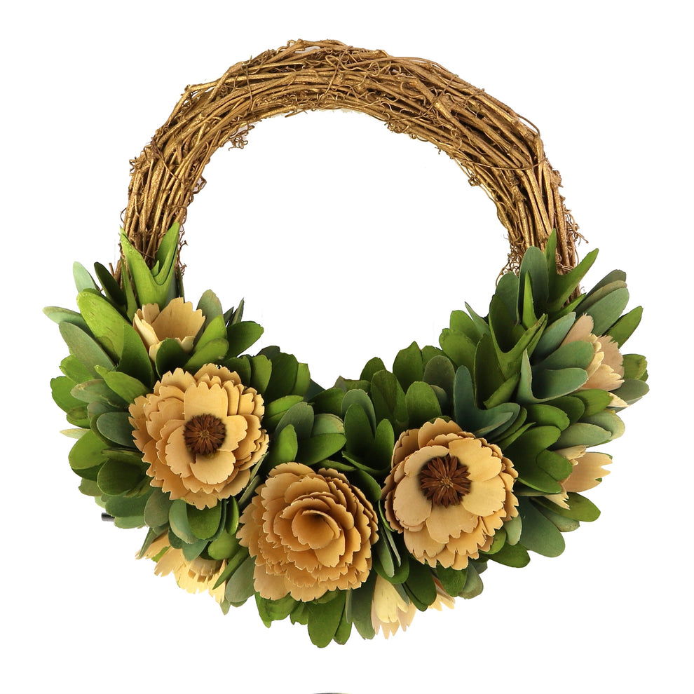 Homart Wood Shaving Wreath-7