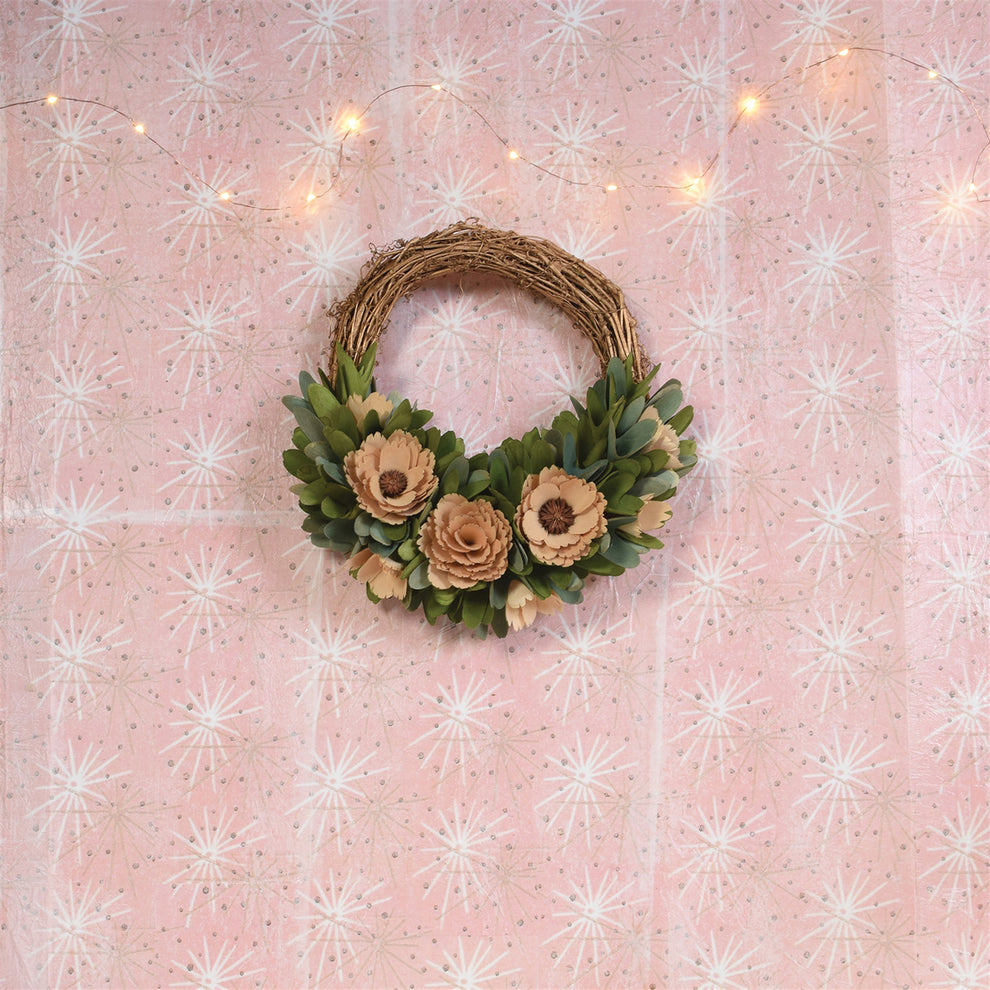Homart Wood Shaving Wreath-5