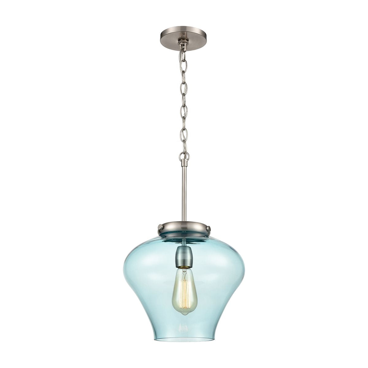 Amore 1-Light Pendant with Clear Glass by ELK Lighting-2