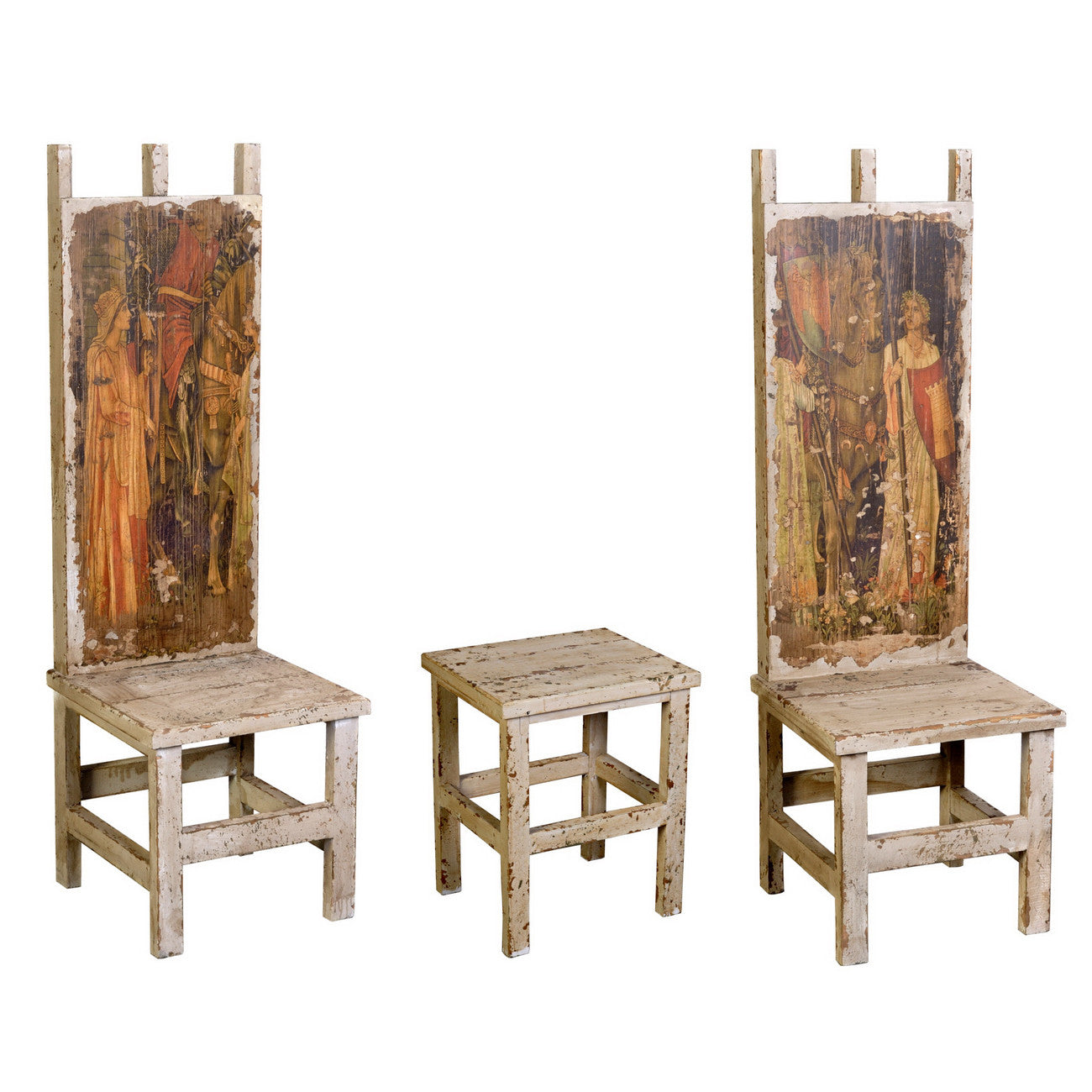 A&B Home Table & Chair - Set Of 3 | Accent Chairs | Modishstore