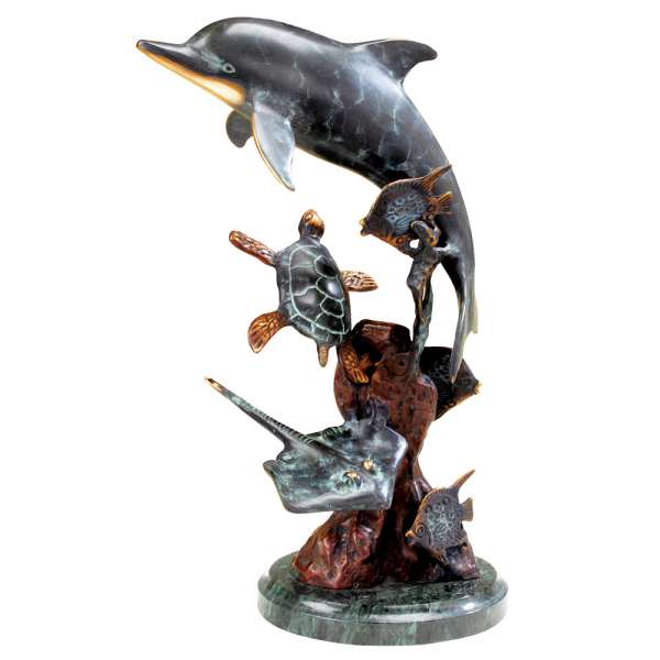 Dolphin and Undersea Friends By SPI Home | Home Accents | Modishstore