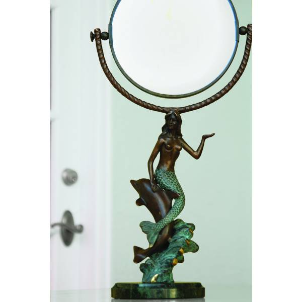 Mermaid & Dolphin Mirror By SPI Home | Mirrors | Modishstore
