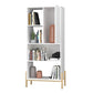 Manhattan Comfort Bowery Bookcase with 5 Shelves in Black and Oak | Bookcases | Modishstore-4