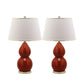 Safavieh Jill Double - Gourd Ceramic Lamp | Table Lamps |  Modishstore  - 2