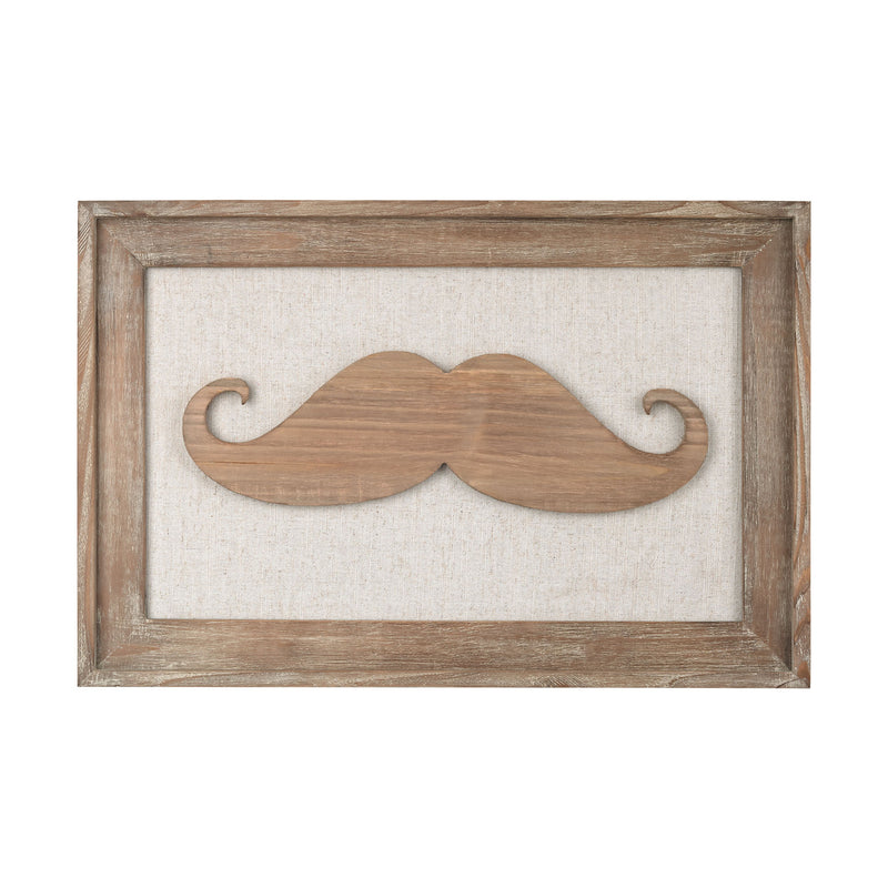 Sterling Industries Moustache on Linen | Modishstore | Wall Decor