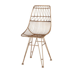 Sterling Industries Jette Chair In Rose Gold