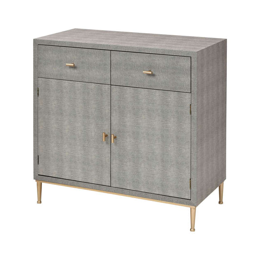 Sands Point 2-Door 2-Drawer Cabinet in Grey and Gold ELK Home | Cabinets | Modishstore