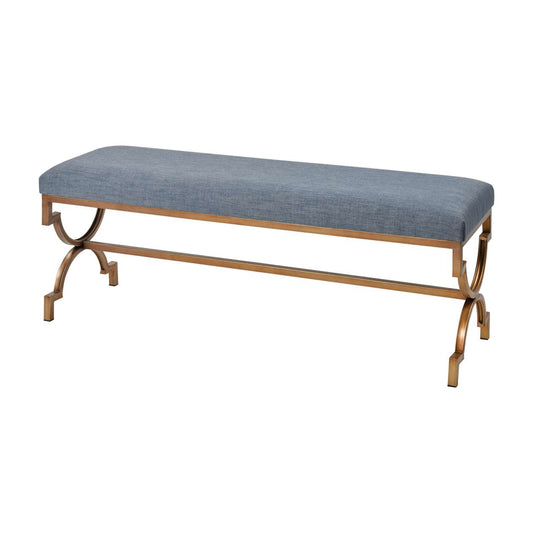 Comtesse Double Bench in Navy ELK Home | Stools & Benches | Modishstore