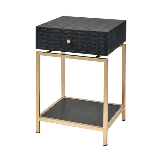 Clancy Accent Table in Black ELK Home | Accent Tables | Modishstore