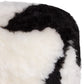 Spotted Short-Hair Sheepskin - Stump Pouf By Homeroots | Poufs | Modishstore - 4