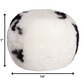 Spotted Short-Hair Sheepskin - Floor Cushion By Homeroots | Poufs | Modishstore - 2
