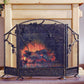 Pinecone Fireplace Screen By SPI Home | Fireplace Accessories | Modishstore