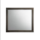 Gray Oak Wooden Rectangular Mirror By Homeroots | Mirrors | Modishstore - 4