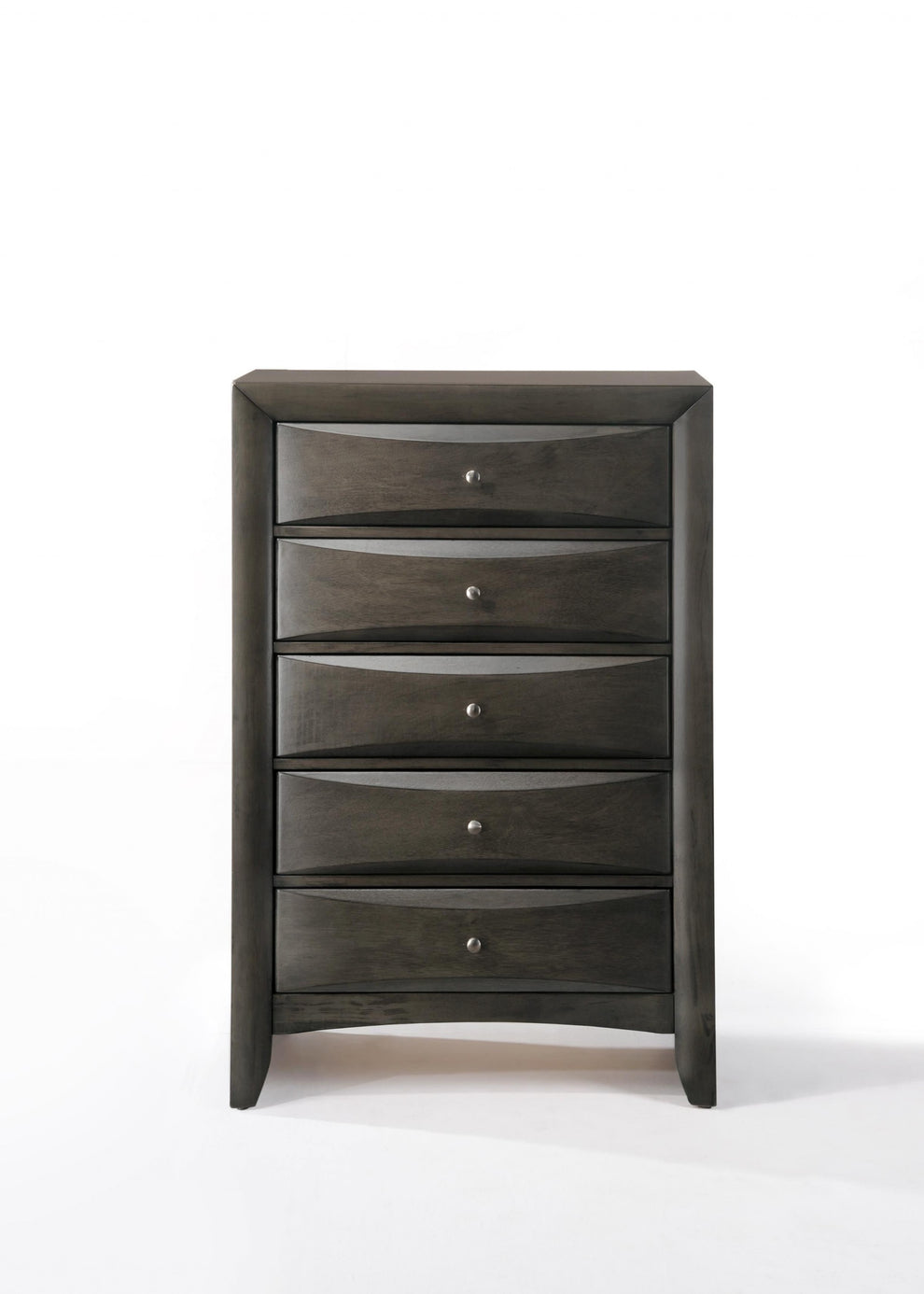 Gray Oak Rubber Wood Chest By Homeroots | Drawers | Modishstore - 3