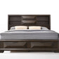 Espresso Eastern King Storage Bed By Homeroots | Beds | Modishstore - 4