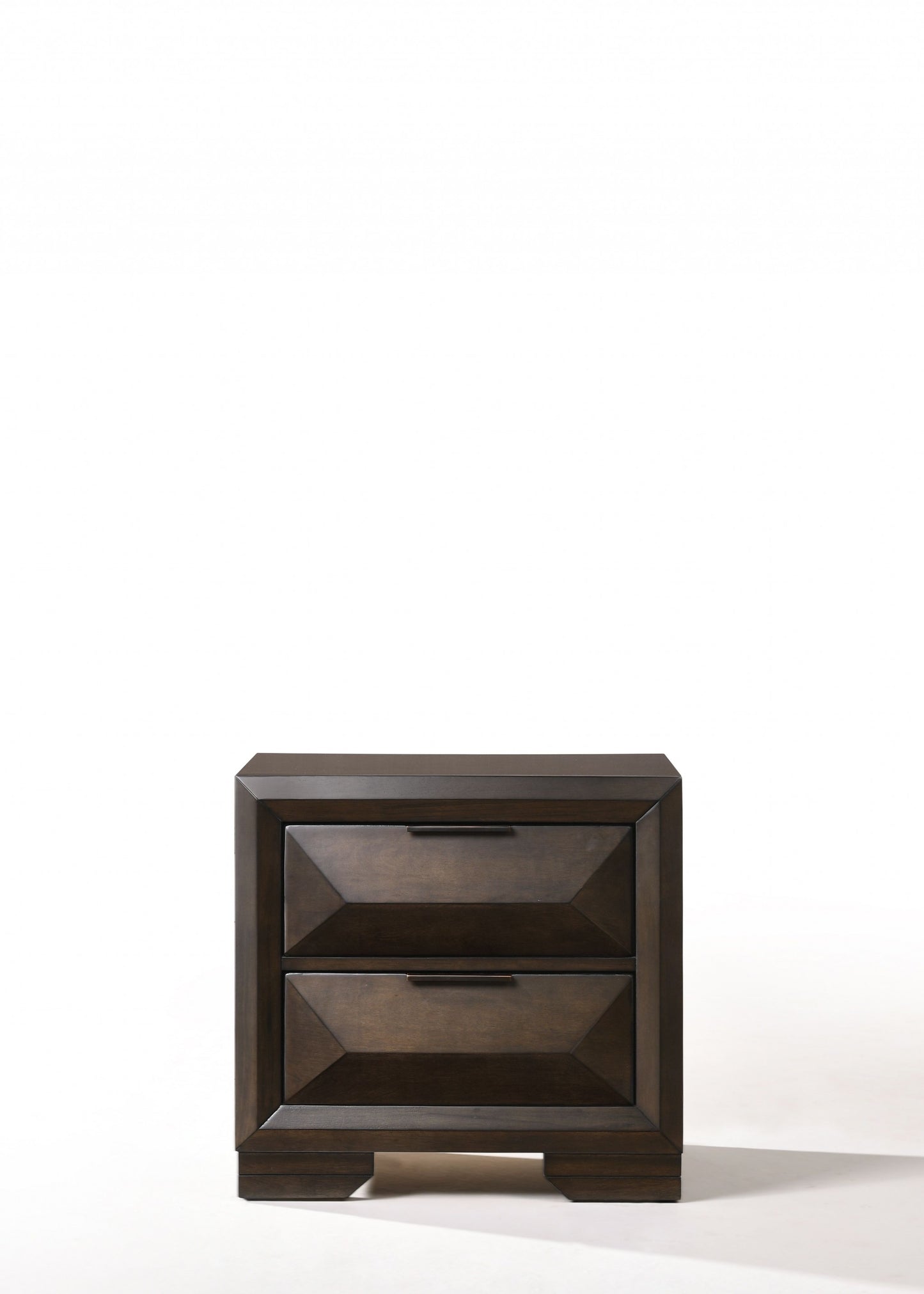 Espresso Rubber Wood Nightstand By Homeroots - 318724 | Nightstands | Modishstore - 3