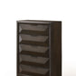 Espresso Rubber Wood Chest By Homeroots - 318727 | Drawers | Modishstore